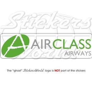  AIRCLASS Airways Airlines 8 (200mm) Vinyl Bumper Sticker 