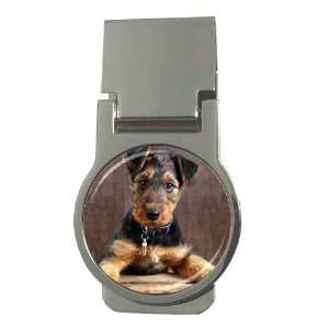  Airedale Terrier Puppy Dog Money Clip V0003 Everything 