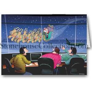  Airport Control Tower Holiday Card 12 cards/ 13 envelopes 
