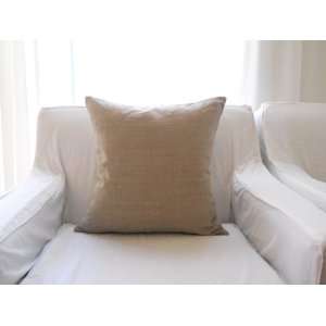   Decorative 100% Natural Linen Pillow Cover . 20x20: Everything Else