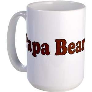  Papa Bear Family Large Mug by  