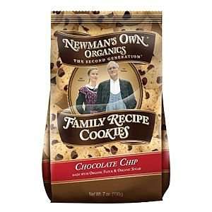 Newmans Own Organics Family Recipe Cookies, Chocolate Chip, 7 oz 