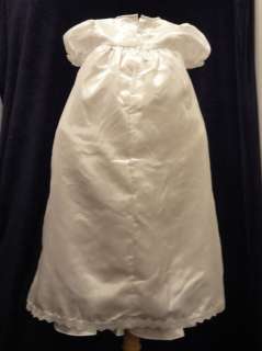 NWT Baptism Christening Blessing Dress White 24 Bonnet  