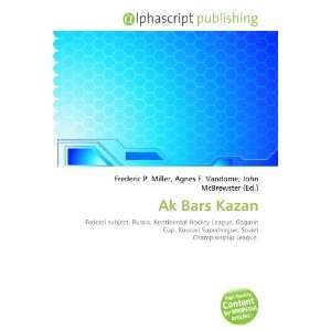 Ak Bars Kazan (9786134252379) Books