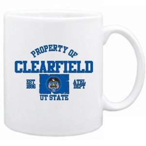   Property Of Clearfield / Athl Dept  Utah Mug Usa City