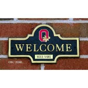  Ohio State Buckeyes Personalized Welcome Plaque Sports 