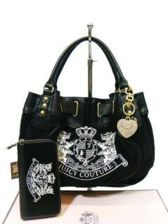 JUICY COUTURE Scottie Embroidery Black FS Bag & Wallet  