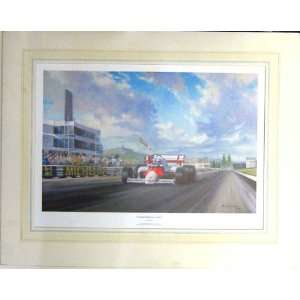  Alan Fearnley Alain Prost Motor Racing Car Grand Prix 