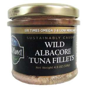 Wild Planet Wild Albacore Tuna Fillets 4.5 oz. Jar  