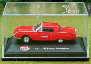 Die Cast 1963 Ford Thunderbird 63 T Bird HO Scale 187  