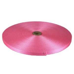  5/8 50 Yards Pink Nylon Heavy Webbing
