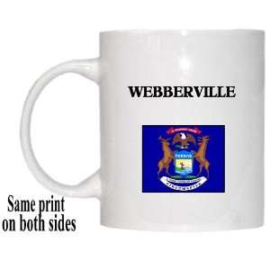  US State Flag   WEBBERVILLE, Michigan (MI) Mug Everything 