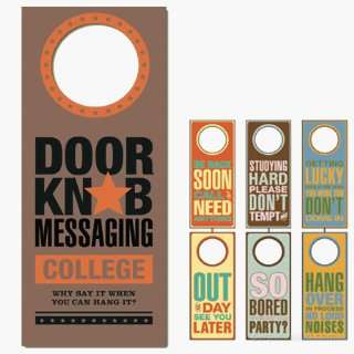  Knock Knock Door Knob Messaging: College: Toys & Games