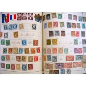   Collection Of France Over 800 Different Stamps on Scott Album Pages