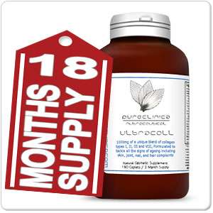 ULTRACOLL   18 MONTHS ANTI AGEING MARINE COLLAGEN CAPS!  