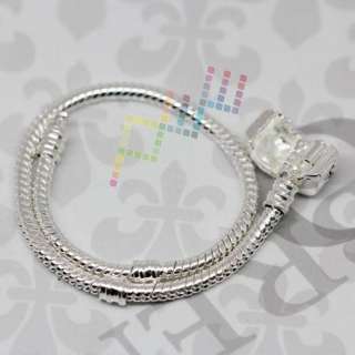 5X Fashion Silver Plated snake chain Bracelet 7 8.5inch Jewelry 