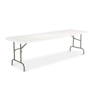 Alera : Resin Folding Table, Rectangular, 500lb Capacity, 96w x 30d x 