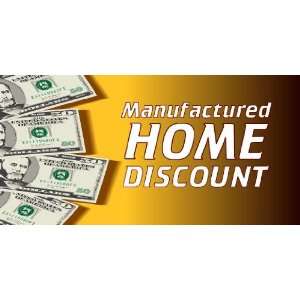   Vinyl Banner   Manufactured Home Discount Real Estate 