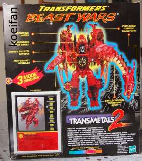   Beast Wars Transmetals 2 Evil Predacon Megatron NIB 99 cents!  