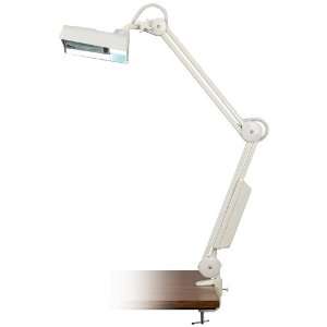   Finish Magnifying Clamp On Adjustable Desk Lamp