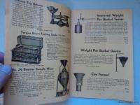 1938 Harry B Olson Grain Testing Laboratory Apparatus Catalog Vintage 