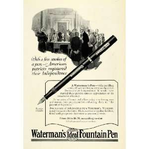   Watermans Ideal Fountain Pen   Original Print Ad