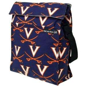  Virginia Cavaliers Navy Blue Lunch Tote: Sports & Outdoors