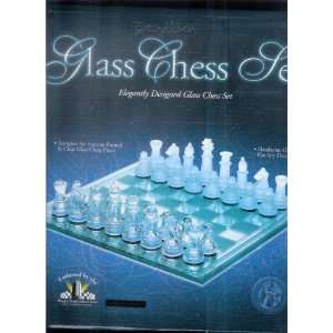  Glass Chess Set.: Toys & Games