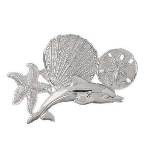   Starfish, Shell and Sand Dollar 22.3   Gram(s) CleverSilver Jewelry
