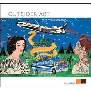  Outsider Art 2010 Wall Calendar: Office Products