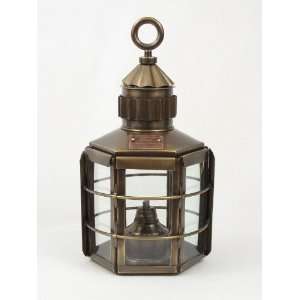 Oil Lantern  13 Antique Brass Clipper Ships Lamp:  Home 