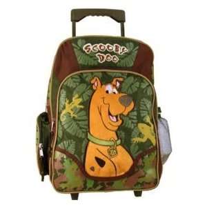  Scooby Doo Rolling Backpack Camo: Toys & Games