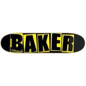  Baker Brand Logo Black Skateboard Deck: Sports & Outdoors