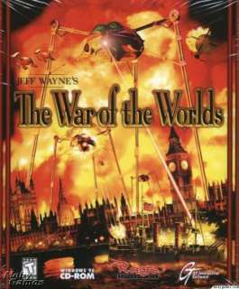 Jeff Waynes The War of the Worlds PC CD strategy game  