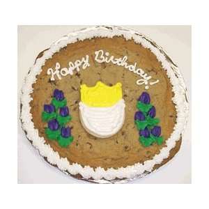   Cakes 1 lb. Chocolate Chip Cookie Cake with Iced Tulip Sugar Cookie