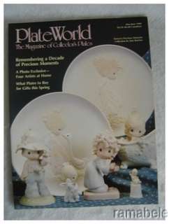 Plate Mag 1988 Enesco Precious Moments Gifts for Spring  