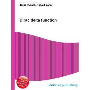  Dirac delta function Ronald Cohn Jesse Russell Books