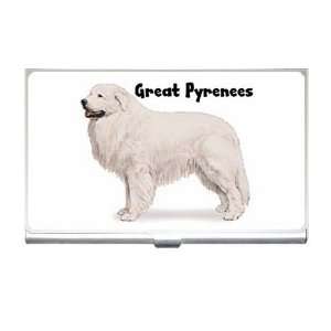  Great Pyrenees Business Card Holder Case: Office Products
