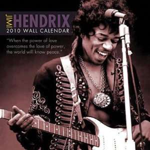  Jimi Hendrix 2010 Wall Calendar: Office Products