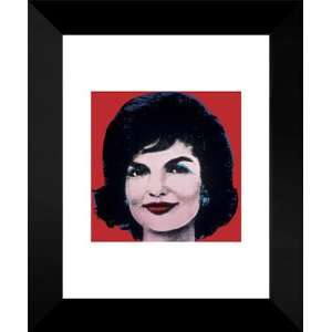  Andy Warhol Framed Pop Art 18x15 Jackie, 1964