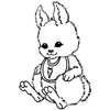 3021C  Baby Ruby Rabbit   WEDD_3021C