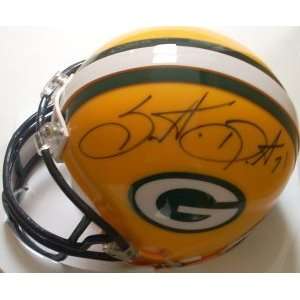 Santana Dotson Autographed Mini Helmet 