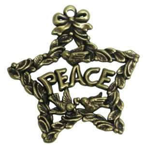  Gloria Duchin Bronze Peace Star Ornament: Everything Else