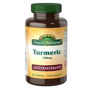  Finest Natural Turmeric Antioxidant 500 mg, Capsules, 60 