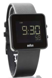 Braun Mens Digital Display Black Watch BN0046 NEW  