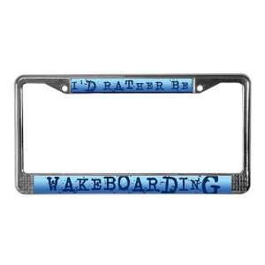  Wakeboarder Sports License Plate Frame by CafePress 