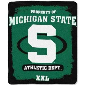  Michigan State Spartans Raschel Fleece: Sports & Outdoors