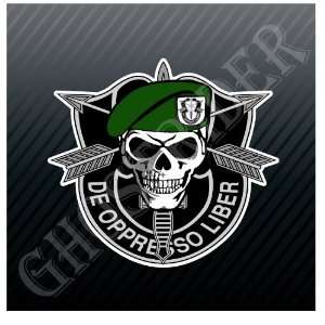 De Oppresso Liber Skull US Armys Special Forces Groups Green Berets 