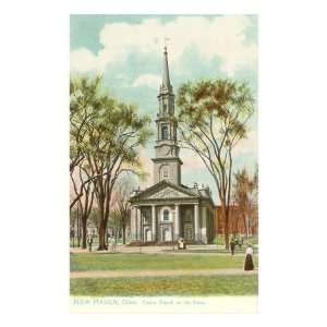  Center Church, New Haven, Connecticut Premium Poster Print 