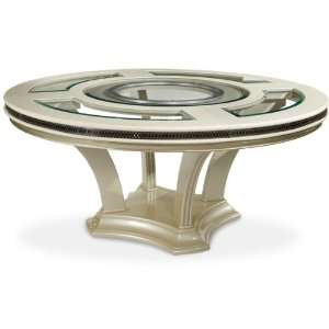  Aico Amini Hollywood Swank Pearl Round Dining Table: Home 